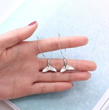 Korean Dolphin Earrings Alloy Material-Jewearrings