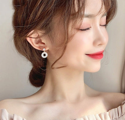 Korean Exquisite Opal Shell Earrings-Jewearrings