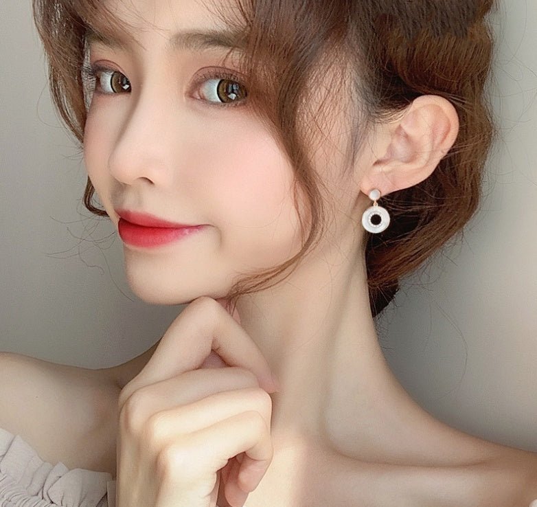 Korean Exquisite Opal Shell Earrings-Jewearrings