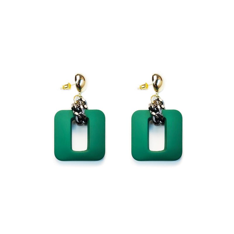 Korean Resin Earrings Acrylic Exaggerated Trendy-Jewearrings