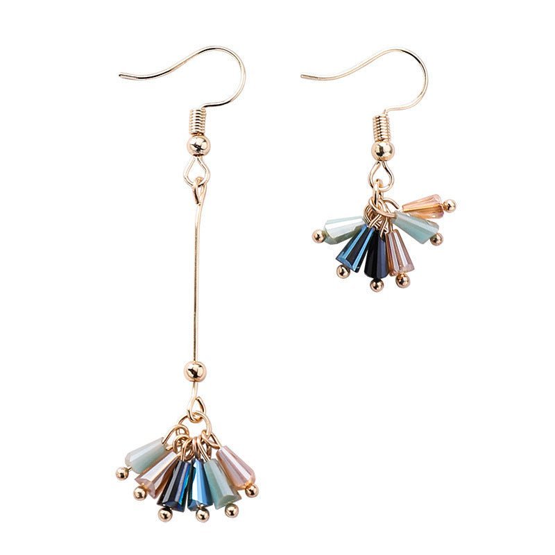 Korean style popular blue-gray earrings-Jewearrings