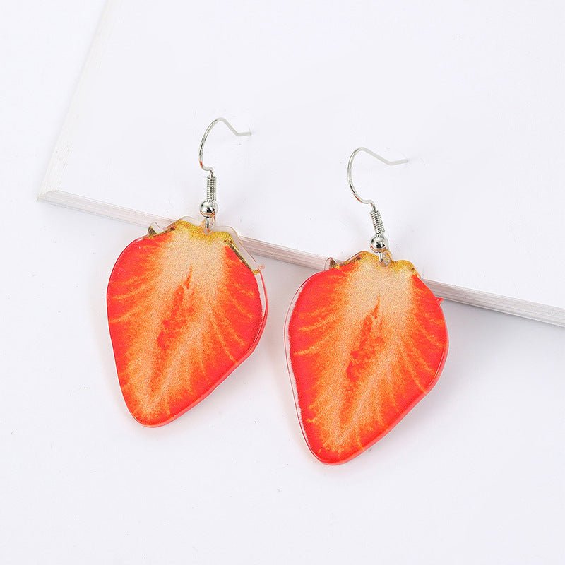 Korean Women's Acrylic Earrings Drop Shape Jewelry-Jewearrings