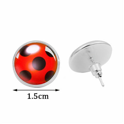 Ladybug Earrings Fashion Accessories-Jewearrings