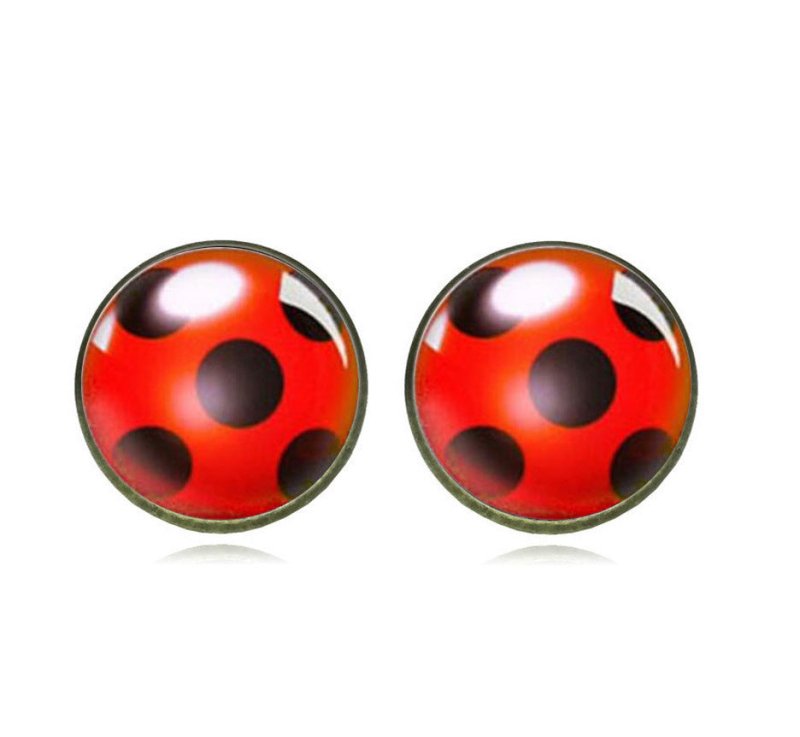 Ladybug Earrings Fashion Accessories-Jewearrings