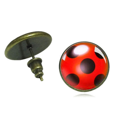 Ladybug Earrings Fashion Accessories-Jewearrings