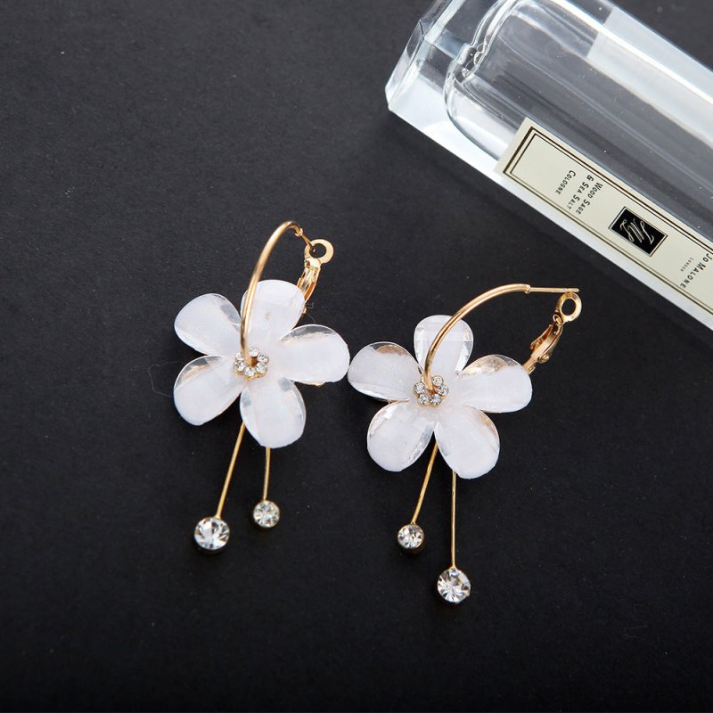 Lilac Flower Stud Earrings-Jewearrings