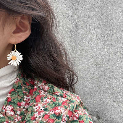 Little Daisy Stud Earrings Flower Earrings Simple All-match-Jewearrings