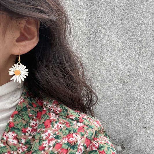 Little Daisy Stud Earrings Flower Earrings Simple All-match-Jewearrings