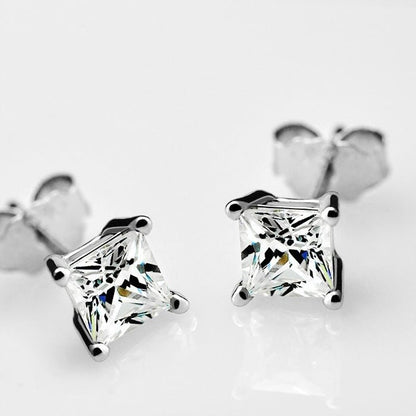 Men's And Women's Artificial Diamond Stud Earrings-Jewearrings