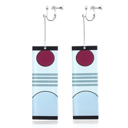 Men's And Women's Fashionable Temperament Acrylic Earrings-Jewearrings