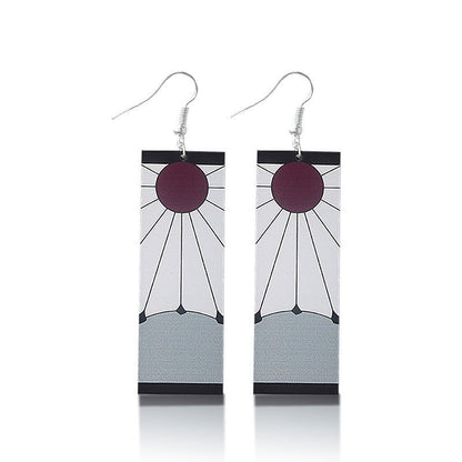 Men's And Women's Fashionable Temperament Acrylic Earrings-Jewearrings