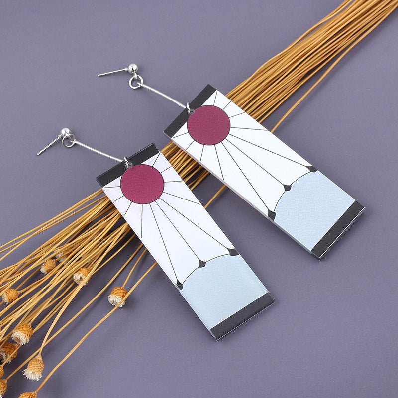 Men's And Women's Fashionable Temperament Acrylic Earrings-Jewearrings