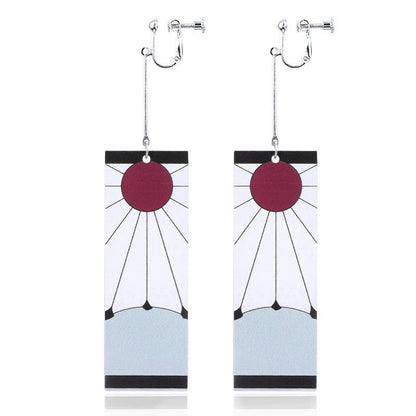 Men's And Women's Fashionable Temperament Acrylic Earrings-Jewearrings