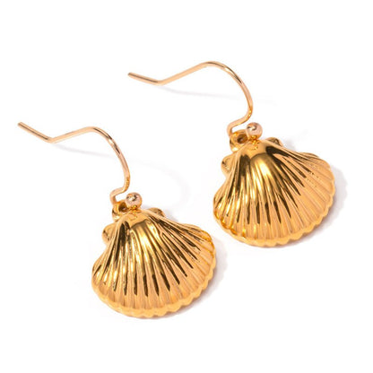 Mermaid Earrings Ocean Style Shell Luxury-Jewearrings