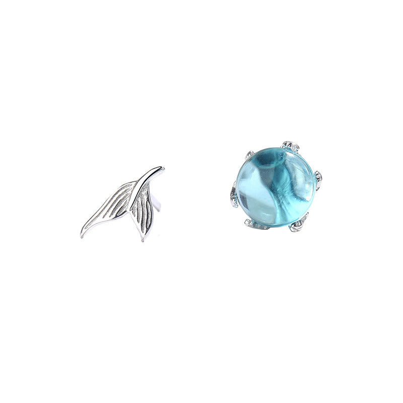 Mermaid Earrings Personality All-match-Jewearrings