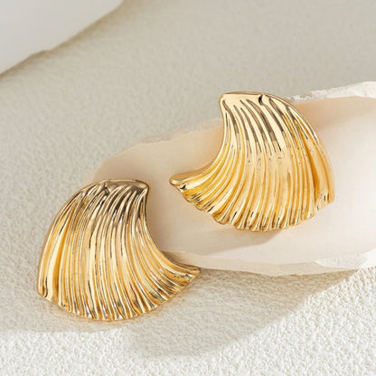 Metal Shell Ocean Wind Special-interest Earrings-Jewearrings