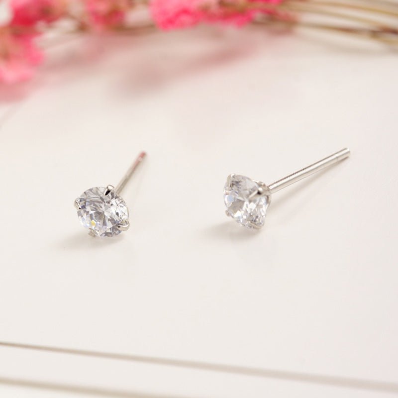 Multi-small Stud Earrings Female Mini Imitation Diamond-Jewearrings