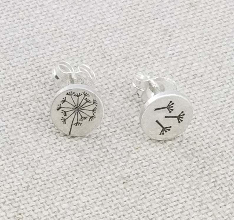 Mushroom Earrings Simple Retro Dandelion Earrings-Jewearrings