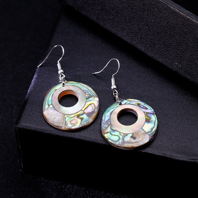 Natural Abalone Shell Earrings Fashion Lady Earrings-Jewearrings