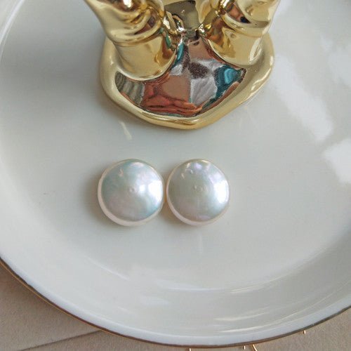 Natural Baroque Shaped Pearl Long Necklace Earrings-Jewearrings