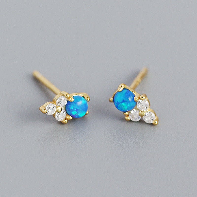 New Blue Aobao Folding Earrings-Jewearrings