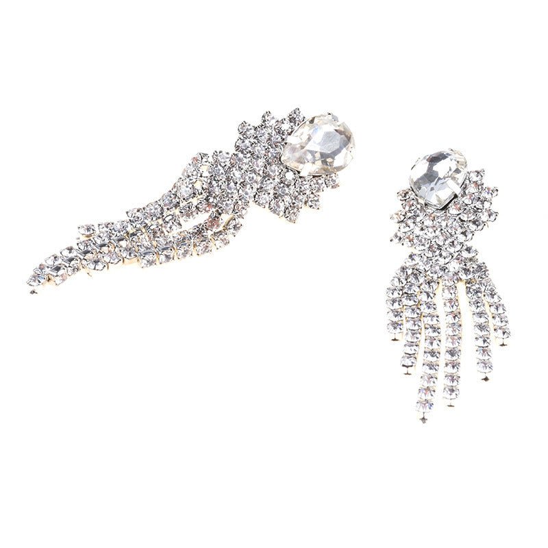 New Foreign Trade Hot-selling Earrings Bohemian Alloy Diamond Earrings Cross-border Accessories-Jewearrings