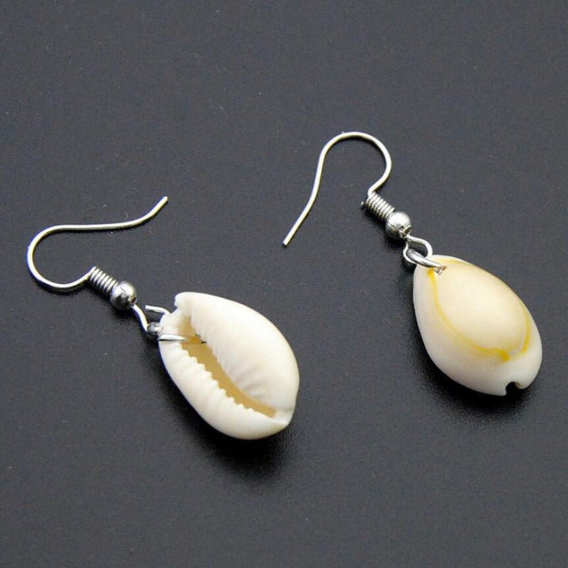 New Jewelry White Shell Fashion Shell Pendant Earrings Simple And Popular Earrings-Jewearrings