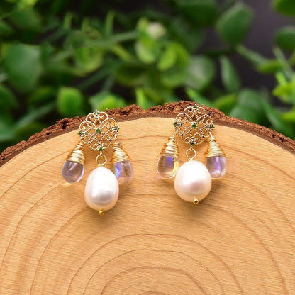 Original Natural Baroque Edison Pearl Earrings-Jewearrings