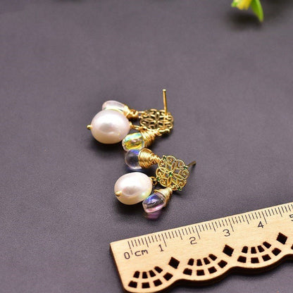 Original Natural Baroque Edison Pearl Earrings-Jewearrings