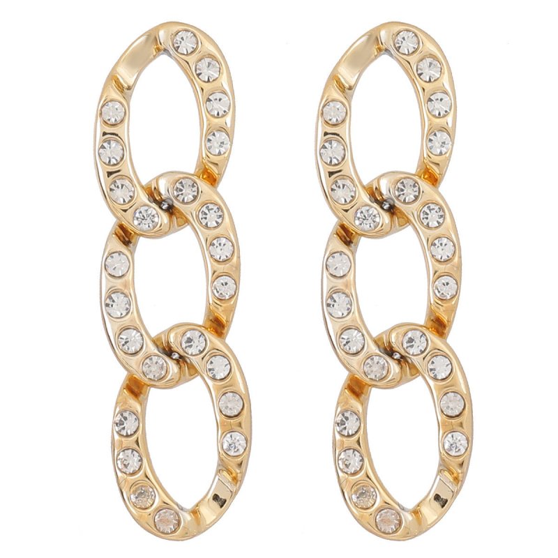 Oval CCB Diamond Acrylic Earrings Women-Jewearrings