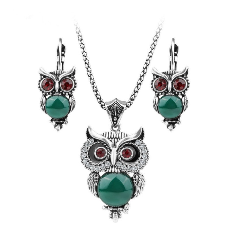 Owl Earrings Creative Jewelry Set-Jewearrings