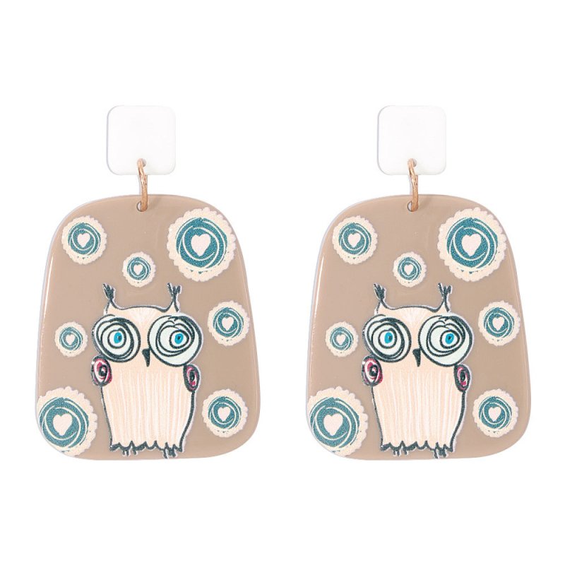 Owl Earrings Cute Cartoon Earrings-Jewearrings