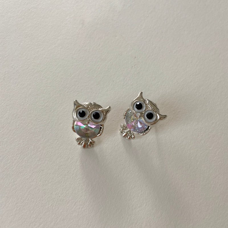 Owl Earrings European And American Style-Jewearrings