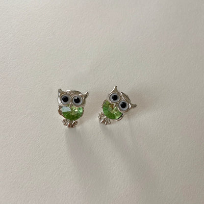 Owl Earrings European And American Style-Jewearrings