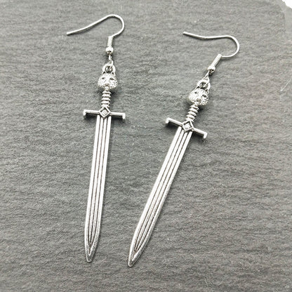 Owl Earrings Fashion Sword Earrings-Jewearrings