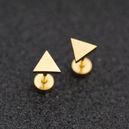 Owl Earrings Gold Plated Bear Studs-Jewearrings