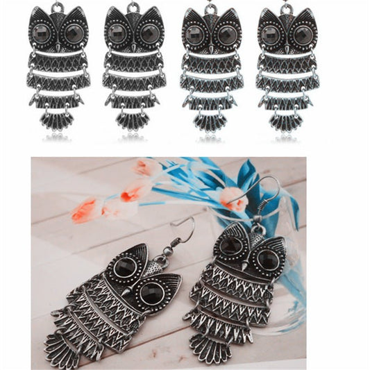 Owl Earrings Retro Knotty Earrings-Jewearrings