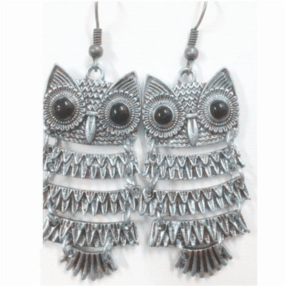 Owl Earrings Retro Knotty Earrings-Jewearrings