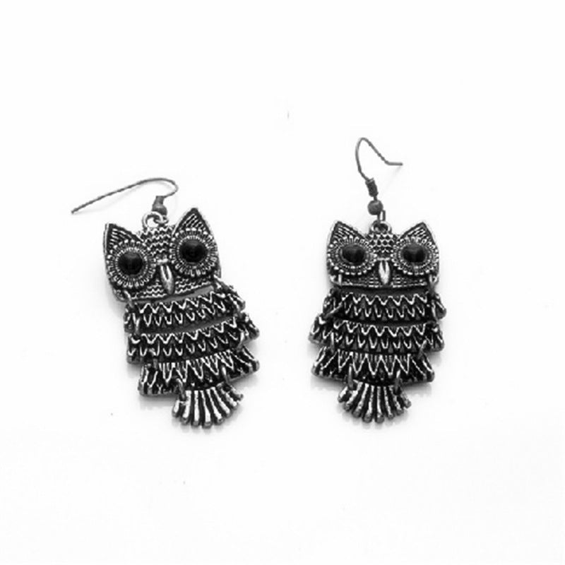 Owl Earrings Retro Knotty Earrings-Jewearrings