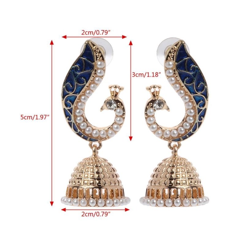 Peacock Earrings Lantern-Jewearrings