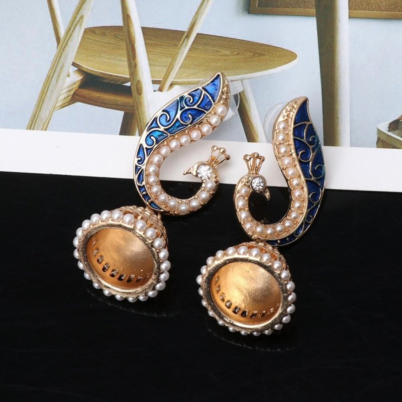 Peacock Earrings Lantern-Jewearrings