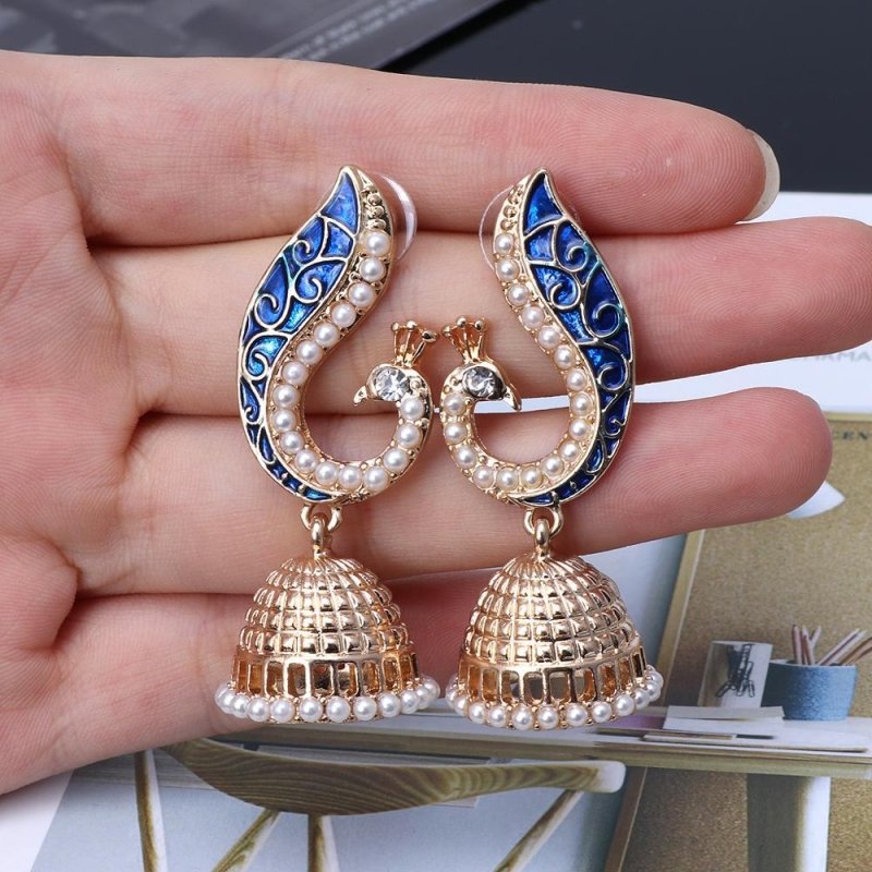 Peacock Earrings Lantern-Jewearrings