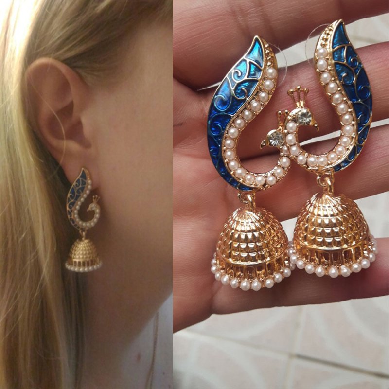 Peacock Earrings Lantern-Jewearrings