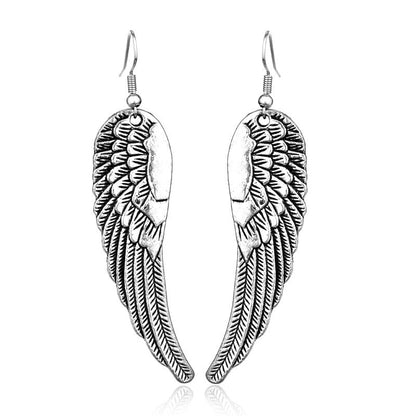 Peacock Earrings Wings Retro Wild-Jewearrings