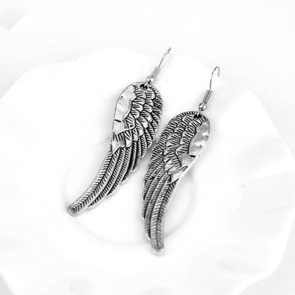 Peacock Earrings Wings Retro Wild-Jewearrings