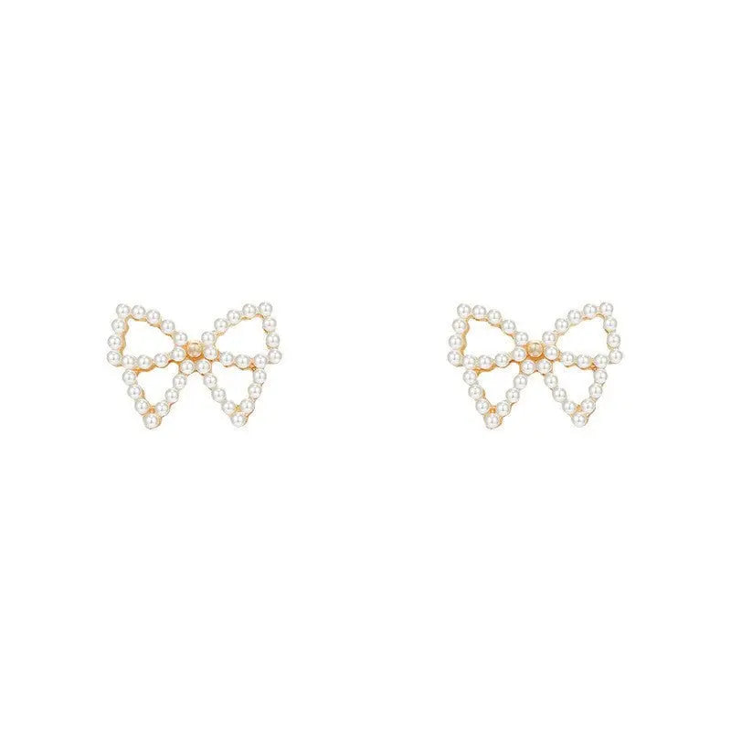 Pearl Bow Earrings: Simple & Elegant for Every Look-Jewearrings