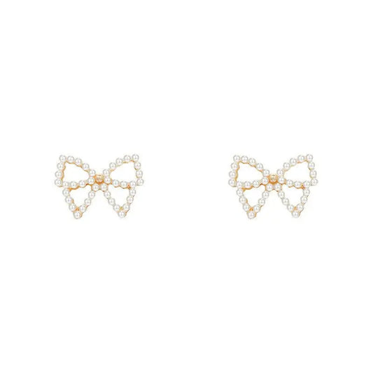 Pearl Bow Earrings: Simple & Elegant for Every Look-Jewearrings