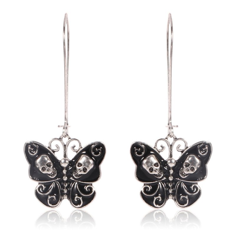 Pearl Flower Earrings Butterfly Earrings-Jewearrings