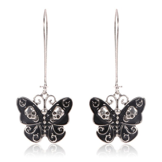 Pearl Flower Earrings Butterfly Earrings-Jewearrings