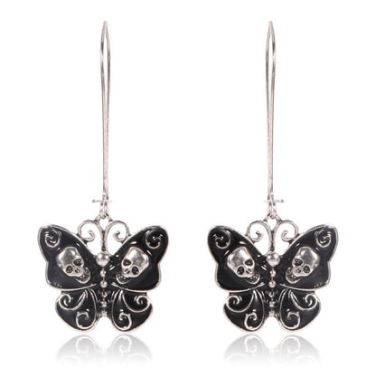 Pearl Flower Earrings Butterfly Earrings-Jewearrings